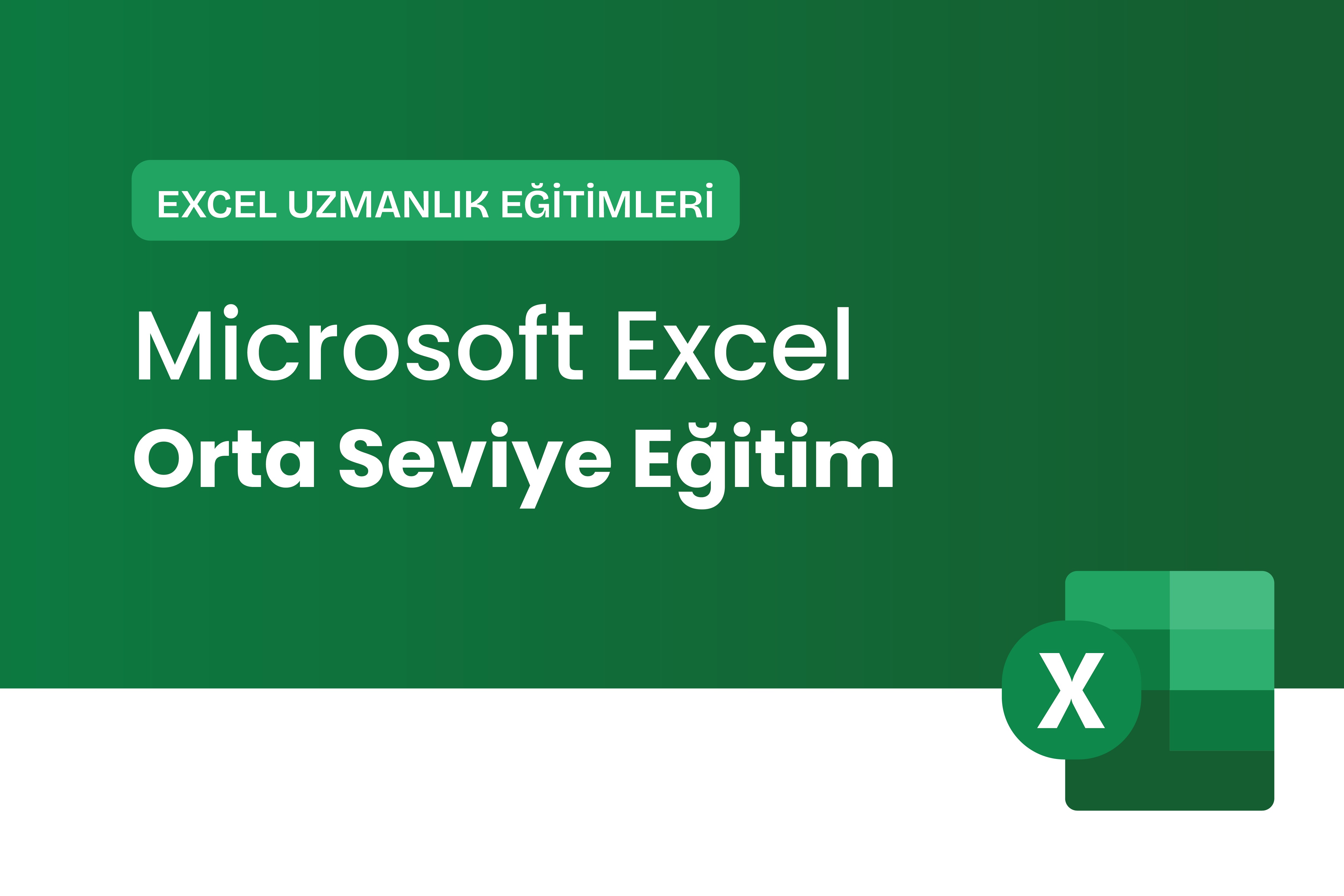 Microsoft Excel Orta Eğitimi